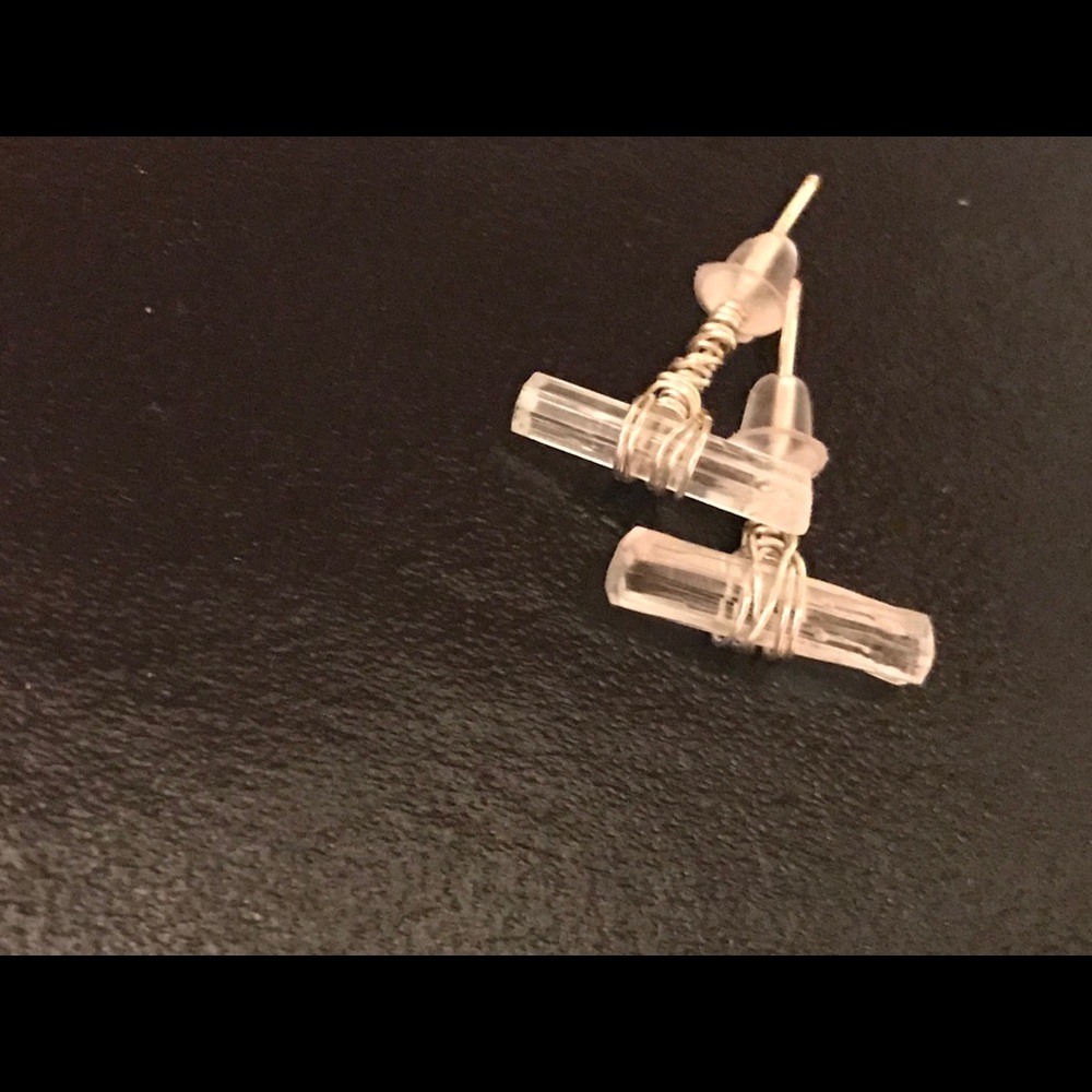 Aquamarine Stud Earrings